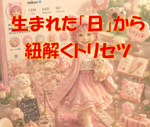 生まれた「日」から紐解く、あなたのトリセツ